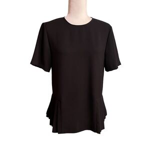 Zara pullover pleated short sleeve shirt